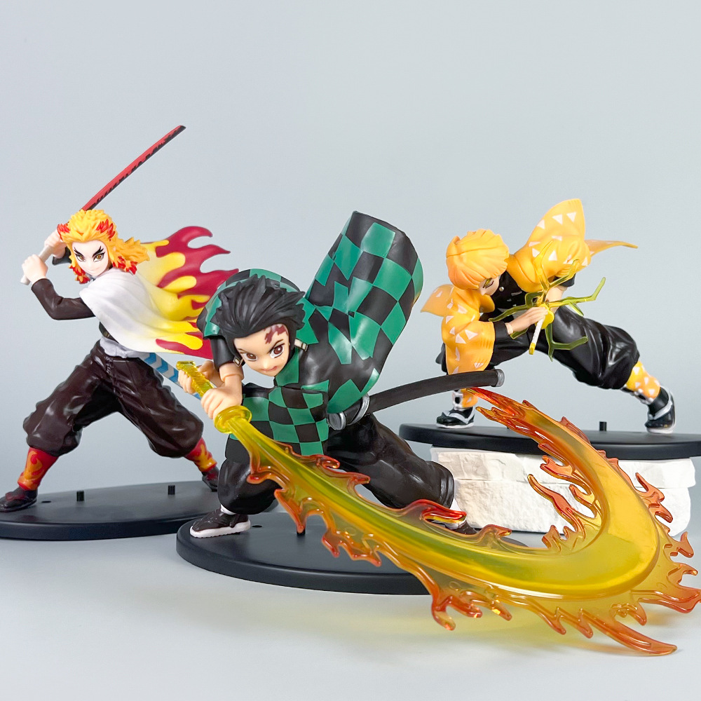 Model Kit Zenitsu - Аниме Demon Slayer ПВХ фигурки Tanjirou