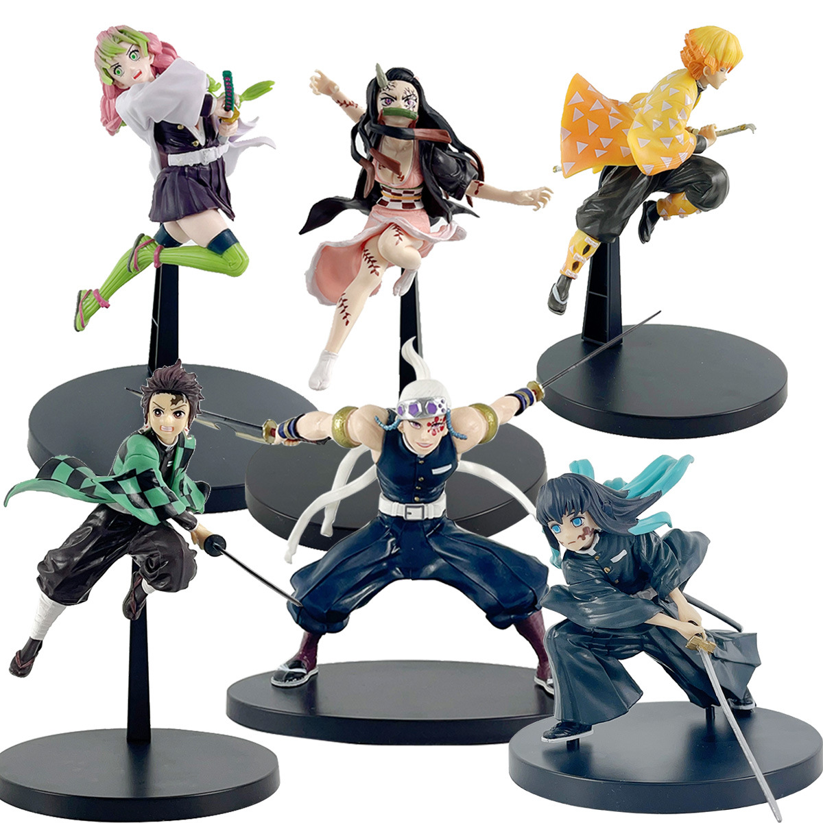 Model Kit Zenitsu - Аниме Demon Slayer ПВХ фигурки Nezuko
