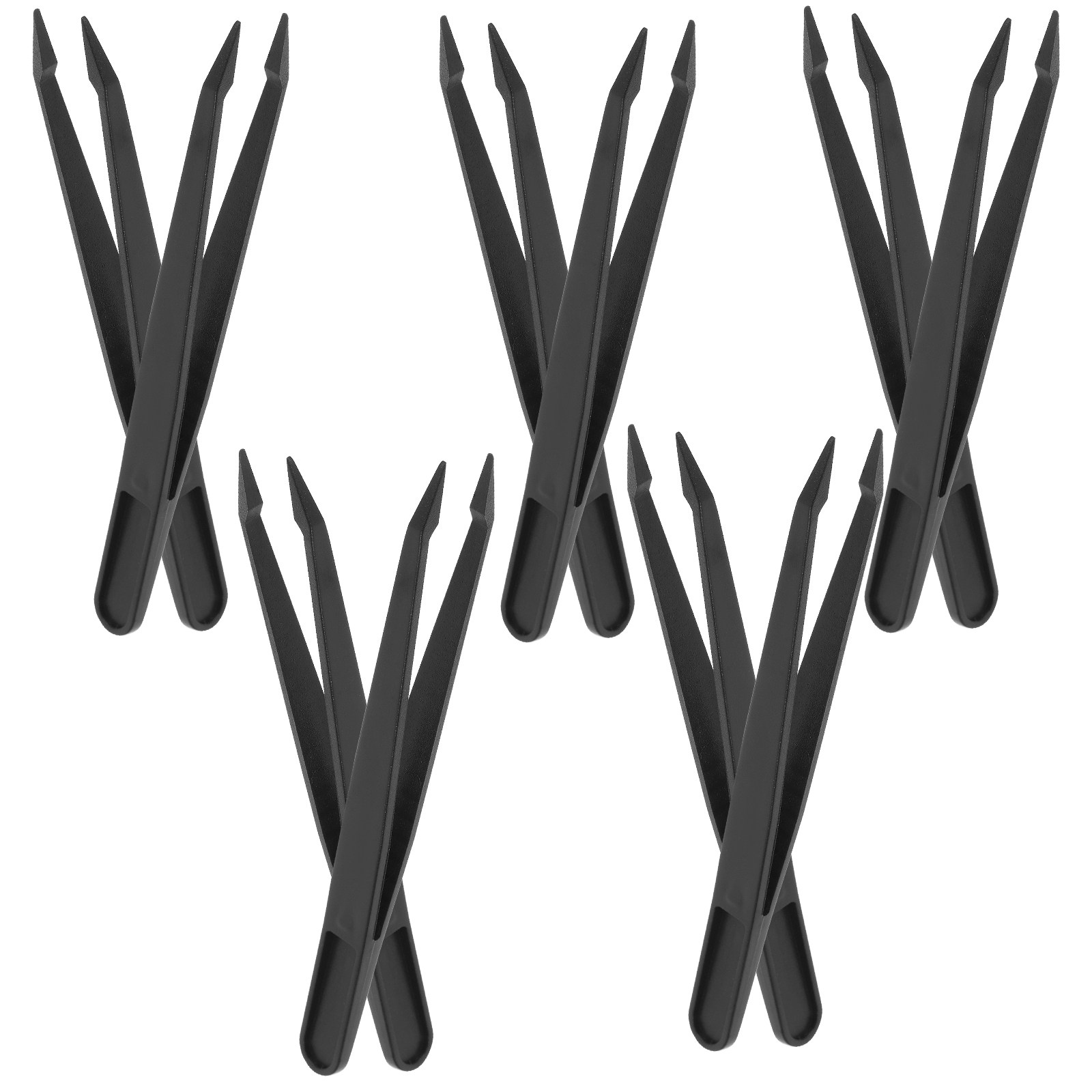 Model Kit Tweezers - Набор из 10 пластиковых прецизионных пинцетов