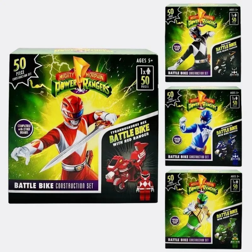 Model Kit Power Rangers - Игрушки-фигурки Hasbro Power Rangers: Красный, Зеленый,