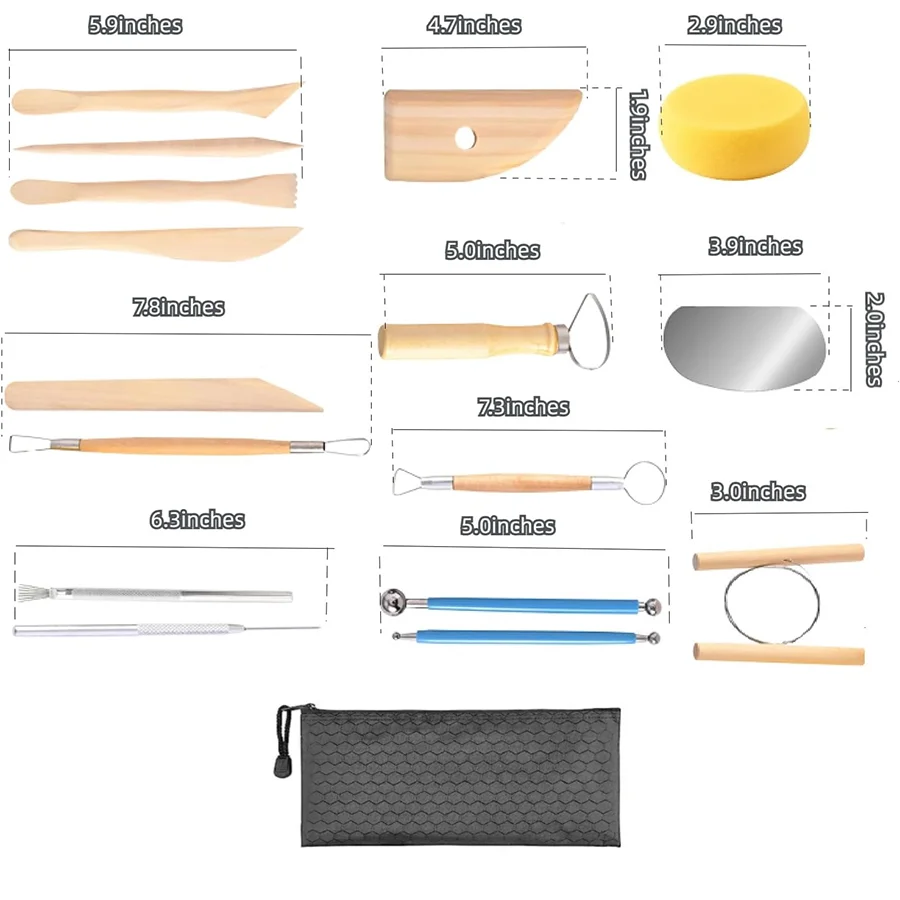 Model Kit Tool Set - Набор инструментов для лепки из глины