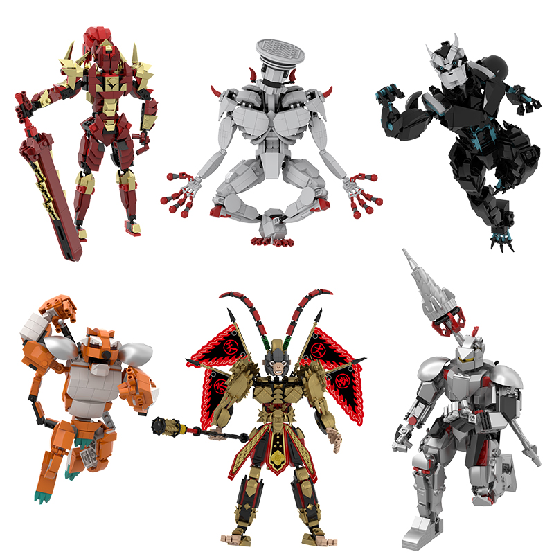 Model Kit Kaiju 8 - Новая серия монстров, сборный портативный настольный