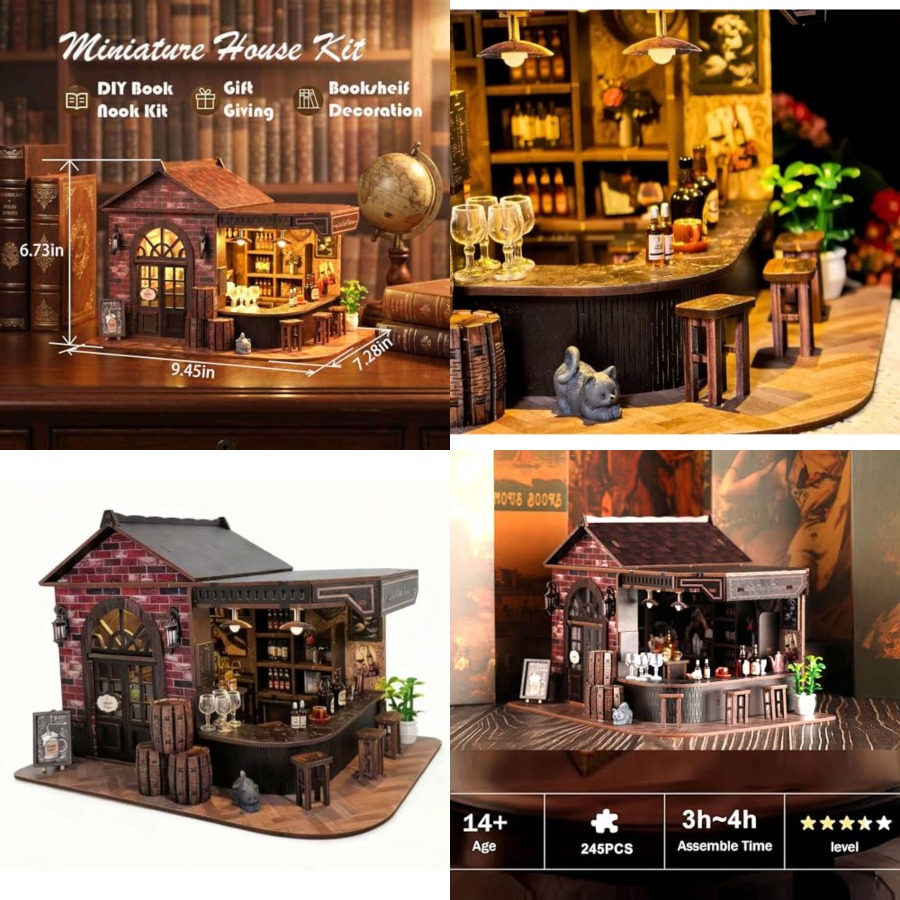 Model Kit Led - Набор для создания книжного уголка, 3D