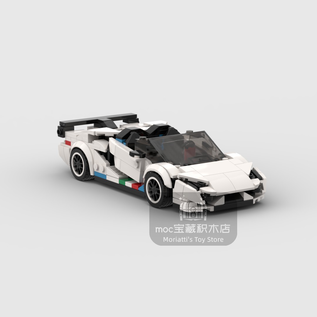 Model Kit Lamborghini - MOC Lambo Aventador SVJ 368 шт.,