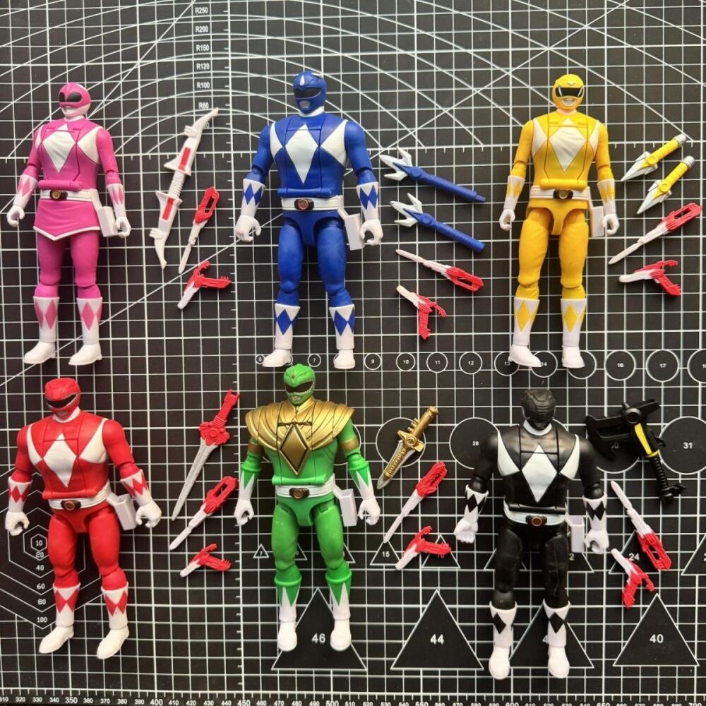 Model Kit Power Rangers - Фигурки Power Rangers от Hasbro: Красный,