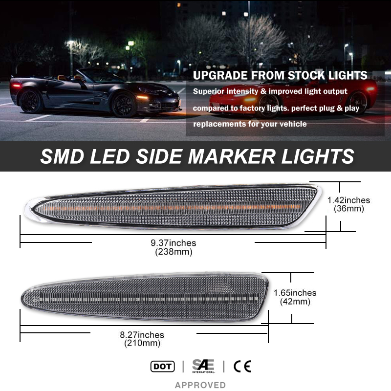 Светодиодные боковые габаритны – обзор и цена Model Kit Led