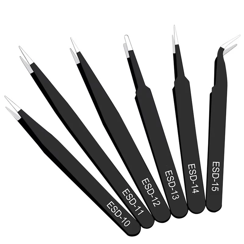 Набор из 6 антистатических пин – обзор и цена Model Kit Tweezers