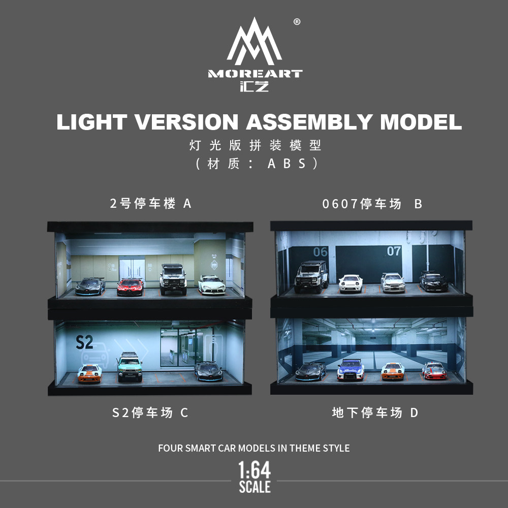 Модельный набор-гараж 1:64 с ч – обзор и цена Model Kit Toy