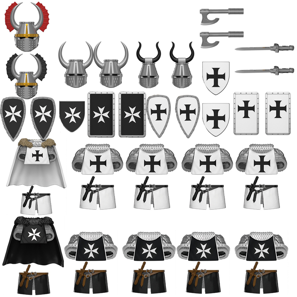 MOC средневековый военный рыца – обзор и цена Model Kit Knight