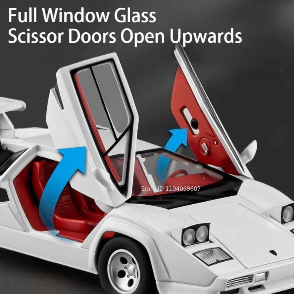 1:24 Countach LP500S REVUELTO  – обзор и цена Model Kit Lamborghini