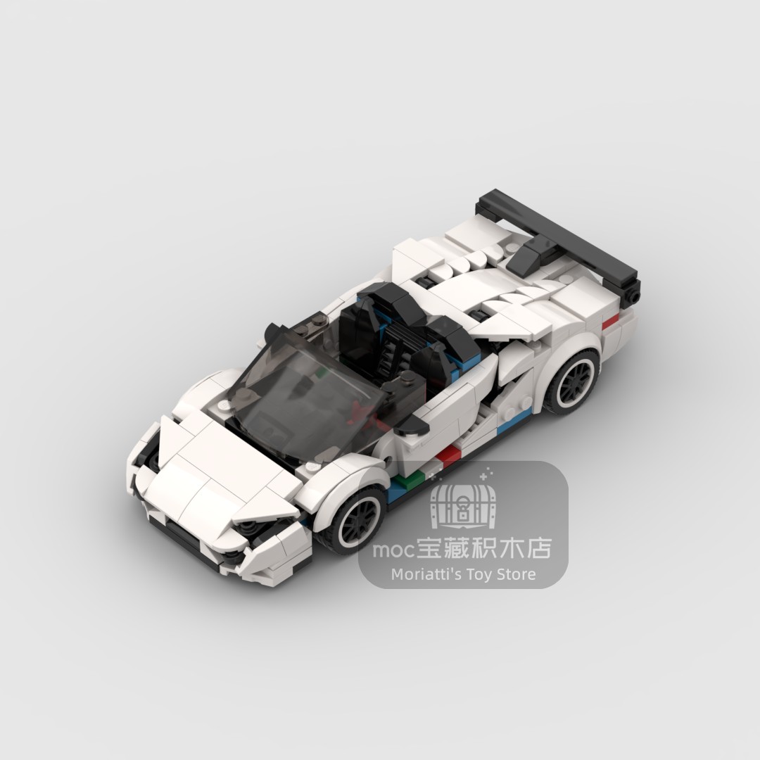 MOC Lambo Aventador SVJ 368 шт – обзор и цена Model Kit Lamborghini