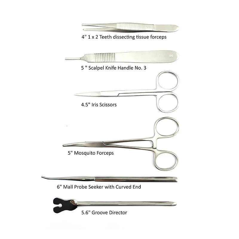 Медицинский силиконовый набор  – обзор и цена Model Kit Tweezers