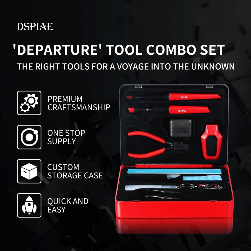 Набор инструментов DSPIAE TC-S – обзор и цена Model Kit Tweezers